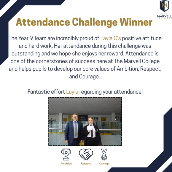 Attendance Challenge Winner (3)